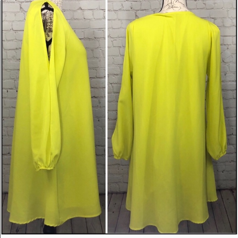 Mittoshop Neon Yellow LS Tunic/dress